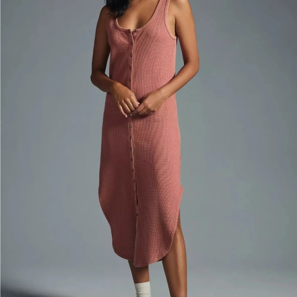 Anthropologie Dailey practice waffle dress XSP NWT.